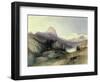 In the Bighorn Mountains, 1889-Thomas Moran-Framed Giclee Print