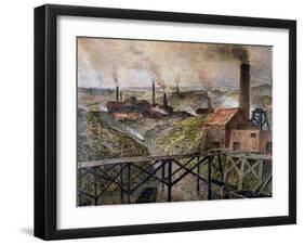 In the Black Country, 1890-Constantin Meunier-Framed Giclee Print