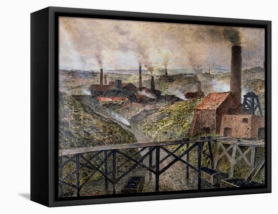 In the Black Country, 1890-Constantin Meunier-Framed Stretched Canvas