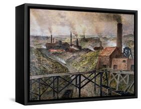 In the Black Country, 1890-Constantin Meunier-Framed Stretched Canvas