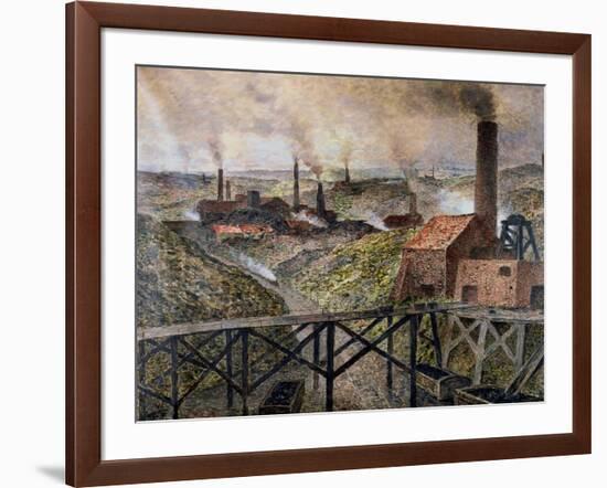 In the Black Country, 1890-Constantin Meunier-Framed Giclee Print