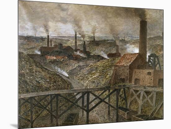 In the Black Country, Ca. 1893-Constantin Meunier-Mounted Art Print