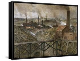 In the Black Country, Ca. 1893-Constantin Meunier-Framed Stretched Canvas