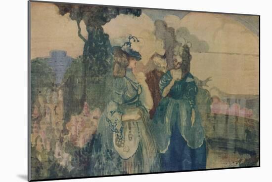 'In the Blue Country or Colloque Sentimentale', c1895-Charles Conder-Mounted Giclee Print