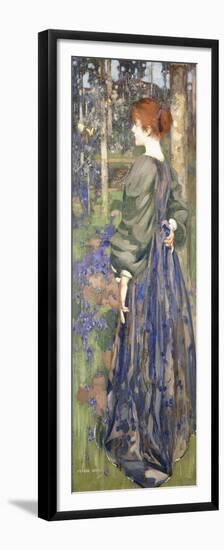 In the Bluebell Wood-George F. Henry-Framed Premium Giclee Print