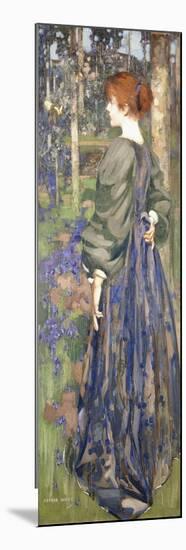 In the Bluebell Wood-George F. Henry-Mounted Premium Giclee Print