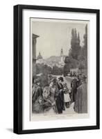 In the Boboli Gardens, Florence-null-Framed Giclee Print