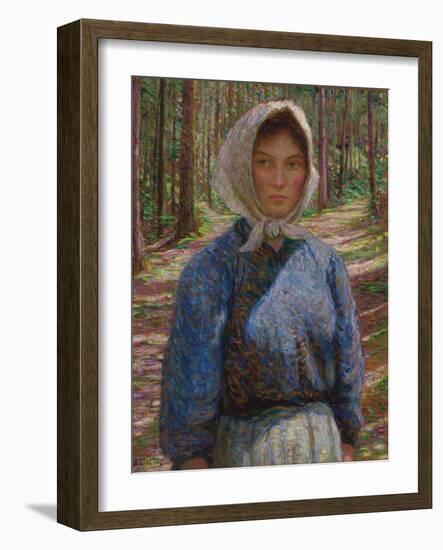 In the Bohmerwald, (Oil on Canvas)-Lilla Cabot Perry-Framed Giclee Print