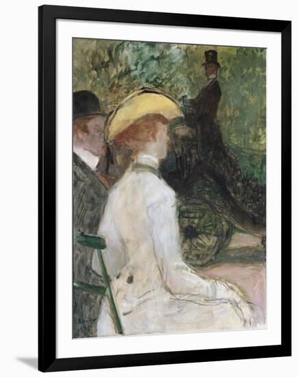 In the Bois De Bologne, 1901-Henri de Toulouse-Lautrec-Framed Giclee Print