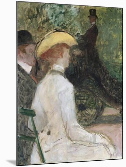 In the Bois De Bologne, 1901-Henri de Toulouse-Lautrec-Mounted Giclee Print