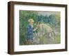 In the Bois De Boulogne, C.1875-9-Berthe Morisot-Framed Giclee Print