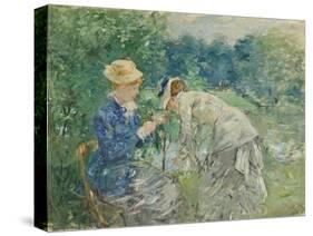 In the Bois De Boulogne, C.1875-9-Berthe Morisot-Stretched Canvas