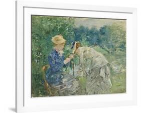 In the Bois De Boulogne, C.1875-9-Berthe Morisot-Framed Giclee Print