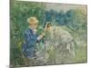 In the Bois De Boulogne, C.1875-9-Berthe Morisot-Mounted Giclee Print