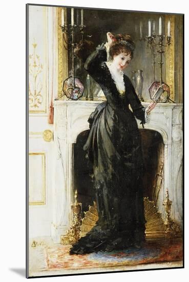 In the Boudoir-Alfred Stevens-Mounted Giclee Print