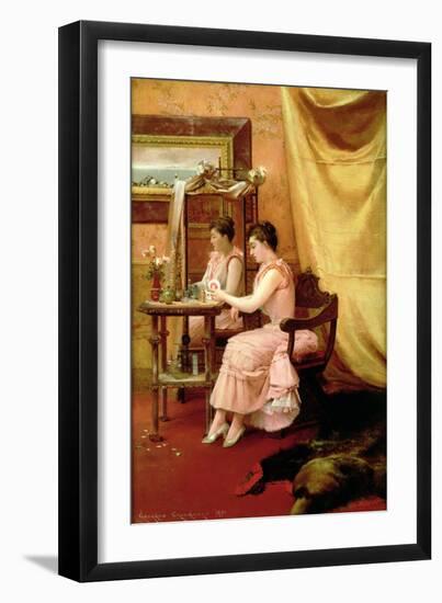 In the Boudoir-Georges Croegaert-Framed Giclee Print