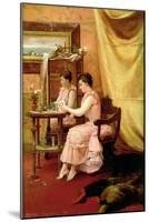 In the Boudoir-Georges Croegaert-Mounted Giclee Print