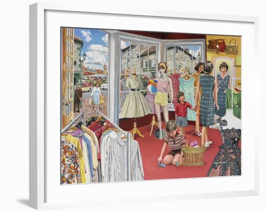 In the Boutique-Trevor Mitchell-Framed Giclee Print