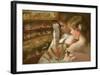 In the Box-Mary Cassatt-Framed Art Print