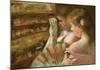 In the Box-Mary Cassatt-Mounted Art Print