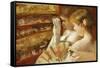 In the Box-Mary Cassatt-Framed Stretched Canvas