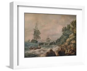 In the Bristol Channel, 1787-Nicholas Pocock-Framed Giclee Print