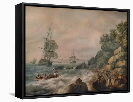 In the Bristol Channel, 1787-Nicholas Pocock-Framed Stretched Canvas