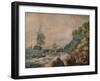 In the Bristol Channel, 1787-Nicholas Pocock-Framed Giclee Print