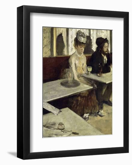 In the Cafe, 1873-Edgar Degas-Framed Giclee Print