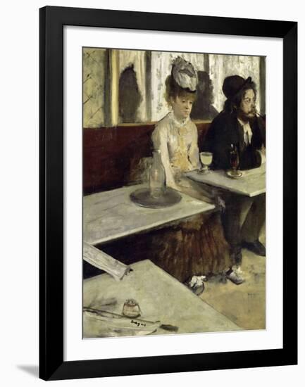 In the Cafe, 1873-Edgar Degas-Framed Giclee Print