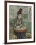 In the Café. Agostina Segatori in Le Tambourin, 1887-1888-Vincent van Gogh-Framed Giclee Print