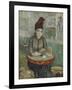 In the Café. Agostina Segatori in Le Tambourin, 1887-1888-Vincent van Gogh-Framed Giclee Print