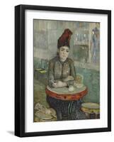 In the Café. Agostina Segatori in Le Tambourin, 1887-1888-Vincent van Gogh-Framed Giclee Print