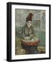 In the Café. Agostina Segatori in Le Tambourin, 1887-1888-Vincent van Gogh-Framed Giclee Print