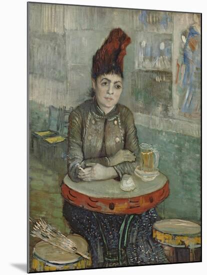 In the Café. Agostina Segatori in Le Tambourin, 1887-1888-Vincent van Gogh-Mounted Giclee Print