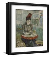 In the Cafe: Agostina Segatori in Le Tambourin, 1887-Vincent van Gogh-Framed Art Print