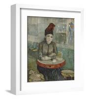 In the Cafe: Agostina Segatori in Le Tambourin, 1887-Vincent van Gogh-Framed Art Print