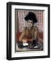 In the Cafe, C.1900-1901-Pierre Carrier-belleuse-Framed Giclee Print