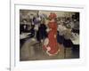 In the Café D'Harcourt at Paris-Henri Jacques Edouard Evenepoel-Framed Giclee Print