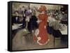 In the Café D'Harcourt at Paris-Henri Jacques Edouard Evenepoel-Framed Stretched Canvas