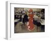 In the Café D'Harcourt at Paris-Henri Jacques Edouard Evenepoel-Framed Giclee Print