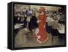 In the Café D'Harcourt at Paris-Henri Jacques Edouard Evenepoel-Framed Stretched Canvas