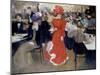 In the Café D'harcourt in Paris, 1897 (Oil on Canvas)-Henri Jacques Edouard Evenepoel-Mounted Giclee Print