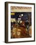 In the Cafe-Lesser Ury-Framed Giclee Print