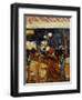 In the Cafe-Lesser Ury-Framed Giclee Print