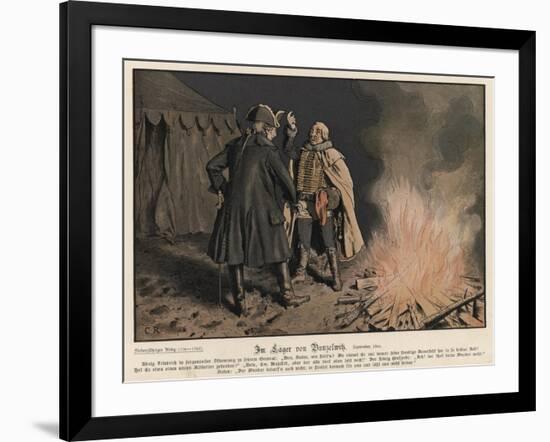 In the Camp of Bunzelwitz-Carl Rochling-Framed Giclee Print