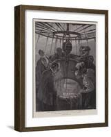 In the Captive Balloon at Earl's Court-Henri Lanos-Framed Giclee Print