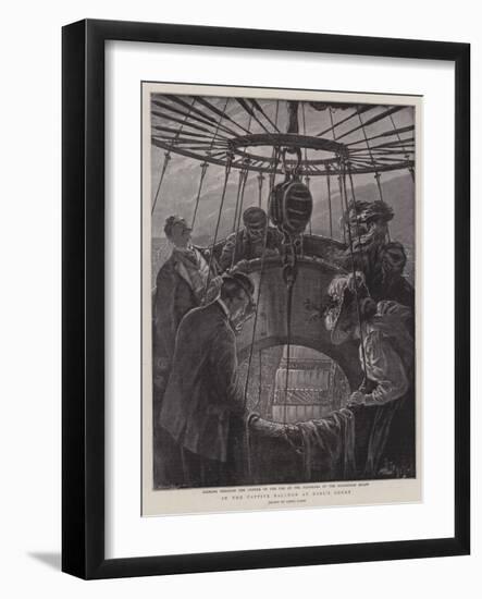 In the Captive Balloon at Earl's Court-Henri Lanos-Framed Giclee Print