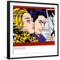 In the Car, c.1963-Roy Lichtenstein-Framed Art Print