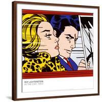 In the Car, c.1963-Roy Lichtenstein-Framed Art Print